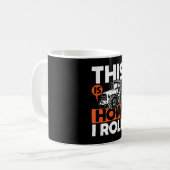 Dit is hoe ik rolt - Tractor Funny Farming Farmer Koffiemok (Voorkant links)