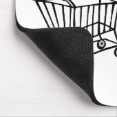 Dit is hoe ik rolt (winkelwagentje) muismat (Hoek)