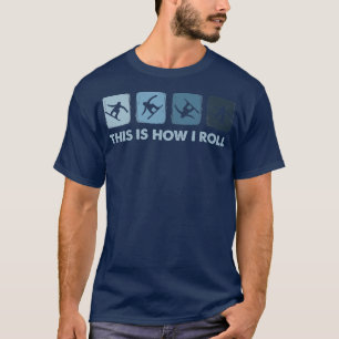 Dit is hoe ik rolt, wintersport t-shirt