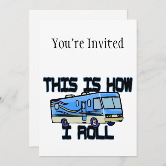 Dit is hoe ik RV moet rollen Kaart (Voorkant / Achterkant)