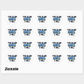 Dit is hoe ik RV moet rollen Ronde Sticker (Vel)