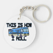 Dit is hoe ik RV moet rollen Sleutelhanger (Achterkant)