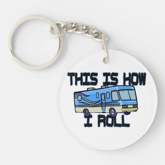 Dit is hoe ik RV moet rollen Sleutelhanger (Voorkant)