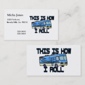 Dit is hoe ik RV moet rollen Visitekaartje (Voorkant / Achterkant)