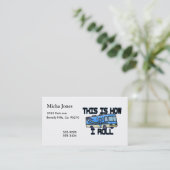 Dit is hoe ik RV moet rollen Visitekaartje (Staand voorkant)