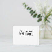 DIT IS HOE IK SCHAATS ROLLER VERKROL VISITEKAARTJE (Staand voorkant)