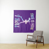 Dit is hoe ik schaats wandkleed (In Situ (horizontaal))