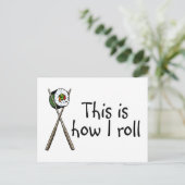 Dit is hoe ik Sushi kan rollen Briefkaart (Staand voorkant)