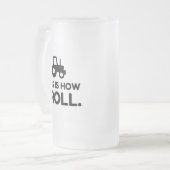 DIT IS HOE IK TREKKER KAN ROLLEN MATGLAS BIERPUL (Voorkant links)