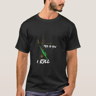 Dit is hoe ik vliegtuig rol t-shirt