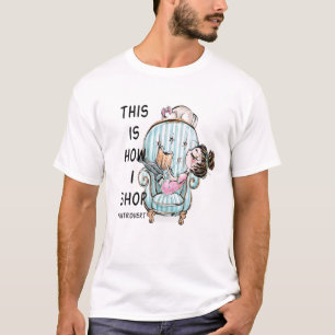 Dit is hoe ik winkel Introvert Schattig Meisje Onl T-shirt
