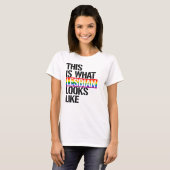 Dit is hoe Lesbienne eruit ziet T-shirt (Voorkant volledig)
