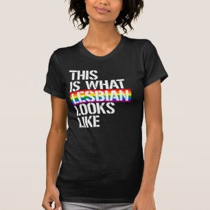 Dit is hoe lesbisch eruit ziet t-shirt