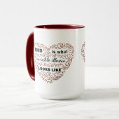 Dit is hoe onzichtbare ziekte eruit ziet als mok (Voorkant links)