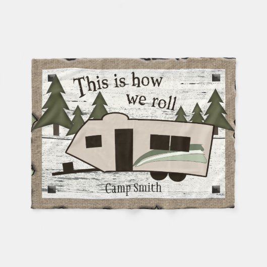 Dit is hoe we Blanket rollen Fleece Deken (Voorkant (Horizontaal))