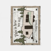 Dit is hoe we Blanket rollen Fleece Deken (Voorkant)