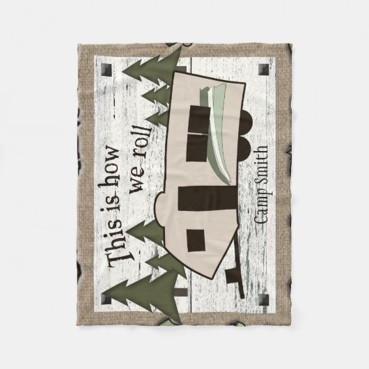 Dit is hoe we Blanket rollen Fleece Deken (Voorkant)