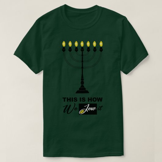 Dit is hoe we het jood t-shirt (Design voorkant)