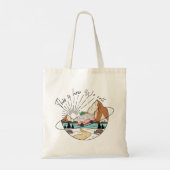 Dit is hoe we kamperen tote bag (Achterkant)