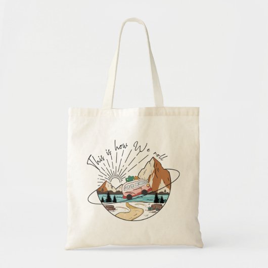 Dit is hoe we kamperen tote bag (Voorkant)