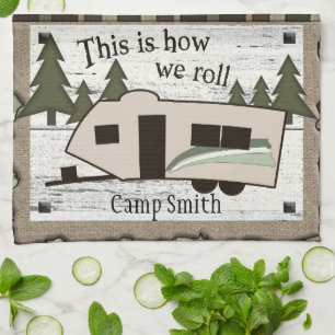 Dit is hoe we keukenhanddoek rollen