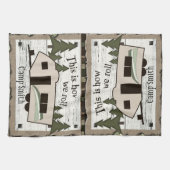 Dit is hoe we keukenhanddoek rollen (Horizontaal)