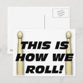 Dit is hoe we rollen briefkaart (Voorkant / Achterkant)