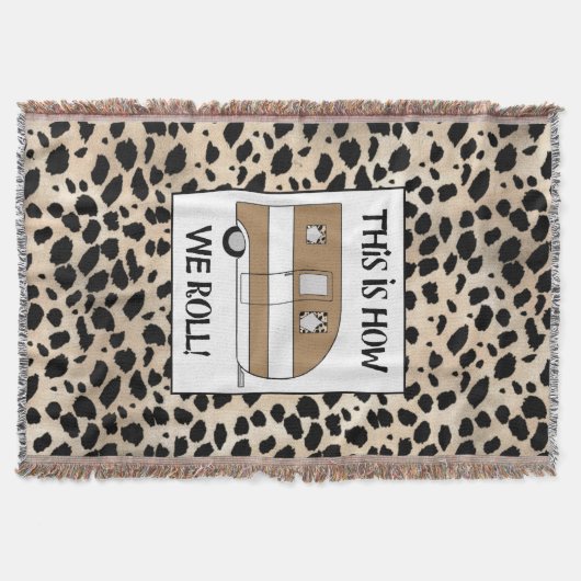 "Dit is hoe we rollen" Deken (Voorkant)