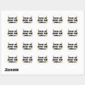 Dit is hoe we rollen ronde sticker (Vel)