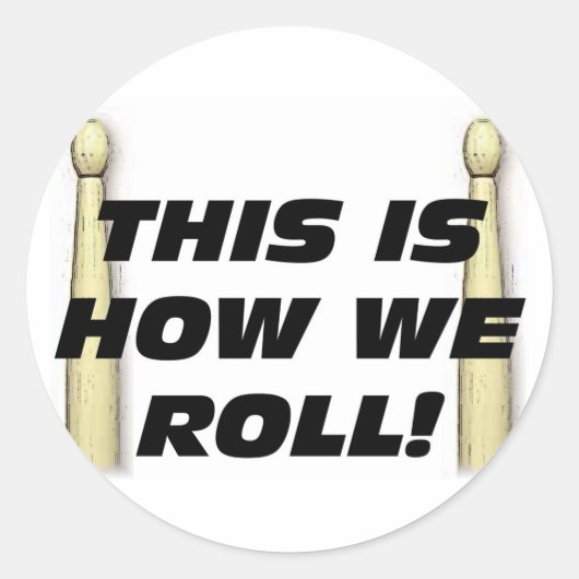 Dit is hoe we rollen ronde sticker (Voorkant)