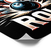 Dit is hoe we rollen voor een bowler Bowling  Poster (Hoek)