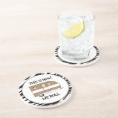 "Dit is hoe we rollen" Zandsteen Onderzetter (Zijkant)