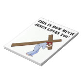 DIT IS HOEVEEL GOD VAN JE HOUDT NOTITIEBLOK (Linkerzijde)