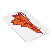 Dit is Home Blacksburg Virginia Hokie magnet Magneet (Rechterzijde)