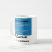 Dit is je brein op transhumanisme koffiemok (Voorkant links)