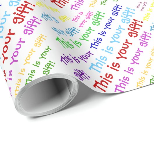 Dit is je cadeau - pakpapier (Rol Hoek)