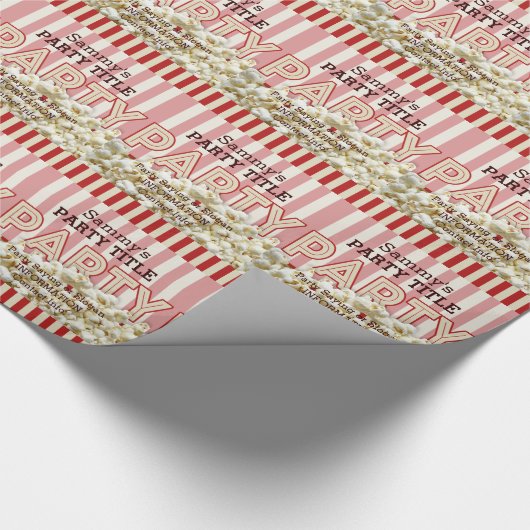 Dit is je eigen partij. cadeaupapier (Hoek)