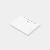 "Dit Is Je Herinnering Herinnering" | Grappig Cade Post-it® Notes (Schuin)