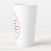Dit is je jaarlijkse herinnering dat ik blij ben d latte mok (Voorkant)