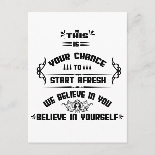 Dit is je kans om FRESH-inspiratie te beginnen Briefkaart (Voorkant)