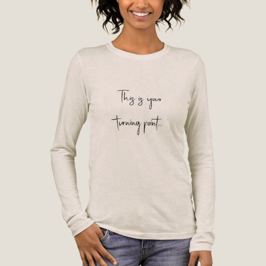 Dit is je keerpunt Tri-Blend shirt (Voorkant)