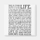 "DIT IS JE LEVEN" koelkastmagneet Magneet (Voorkant)