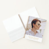 Dit is je leven | Modern Gold Photo Memory Book Notitieboek (Binnen)