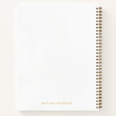 Dit is je leven | Modern Gold Photo Memory Book Notitieboek (Achterkant)