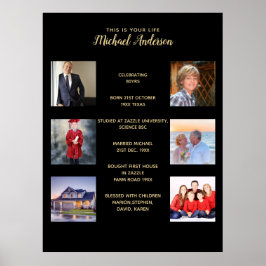 DIT IS JE LEVEN - VOEG FOTO'S MEESTERMERKEN PRIJS POSTER