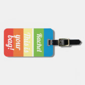 Dit is je tas Funny Rainbow LBGT Bagagelabel (Voorkant horizontaal)