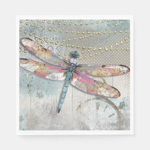 Dit is je tijd Dragonfly Napkin Servet