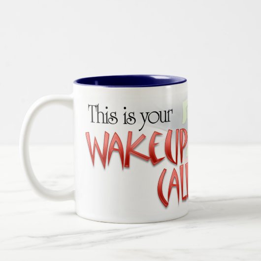 "Dit is je WAKEUP CALL" Nanday Mok (Links)