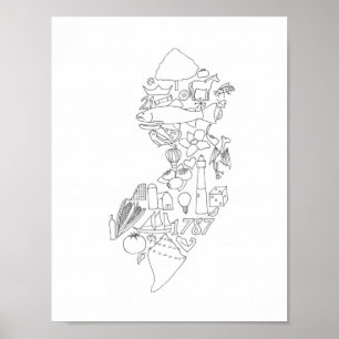 Dit is Jersey hand getekend Poster