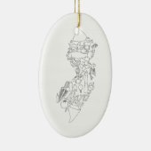Dit is Jersey Keramisch Ornament (Rechts)